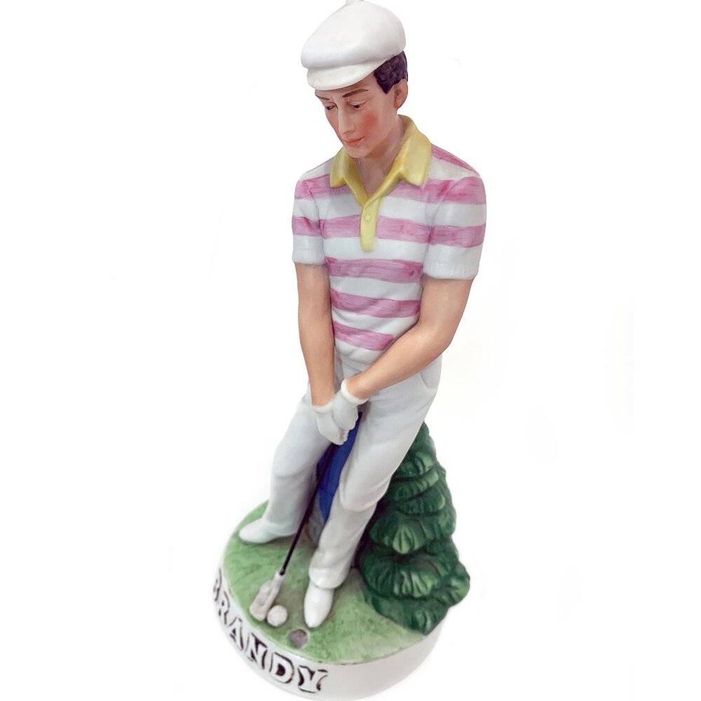 GOLFER Novelty Ceramic Decanter w/Stopper Limited Edition #1025/5000 Vintage 80s
